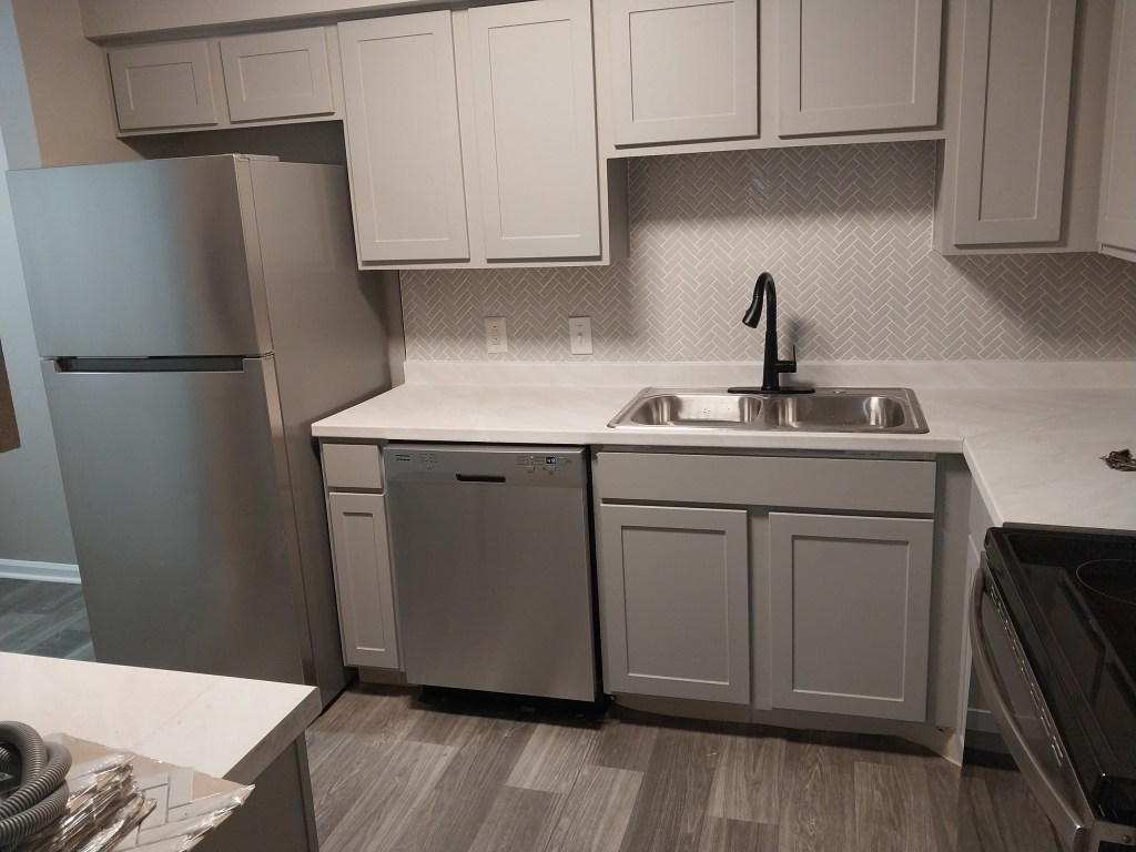 a modern updated kitchen