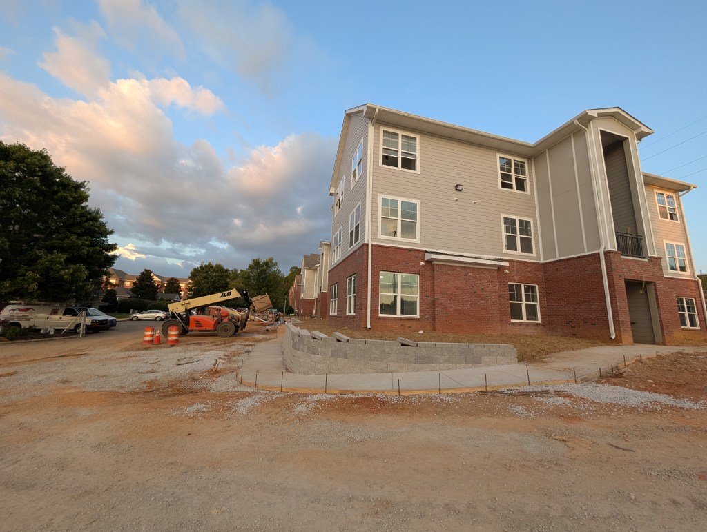 brand new updated apartment exterior